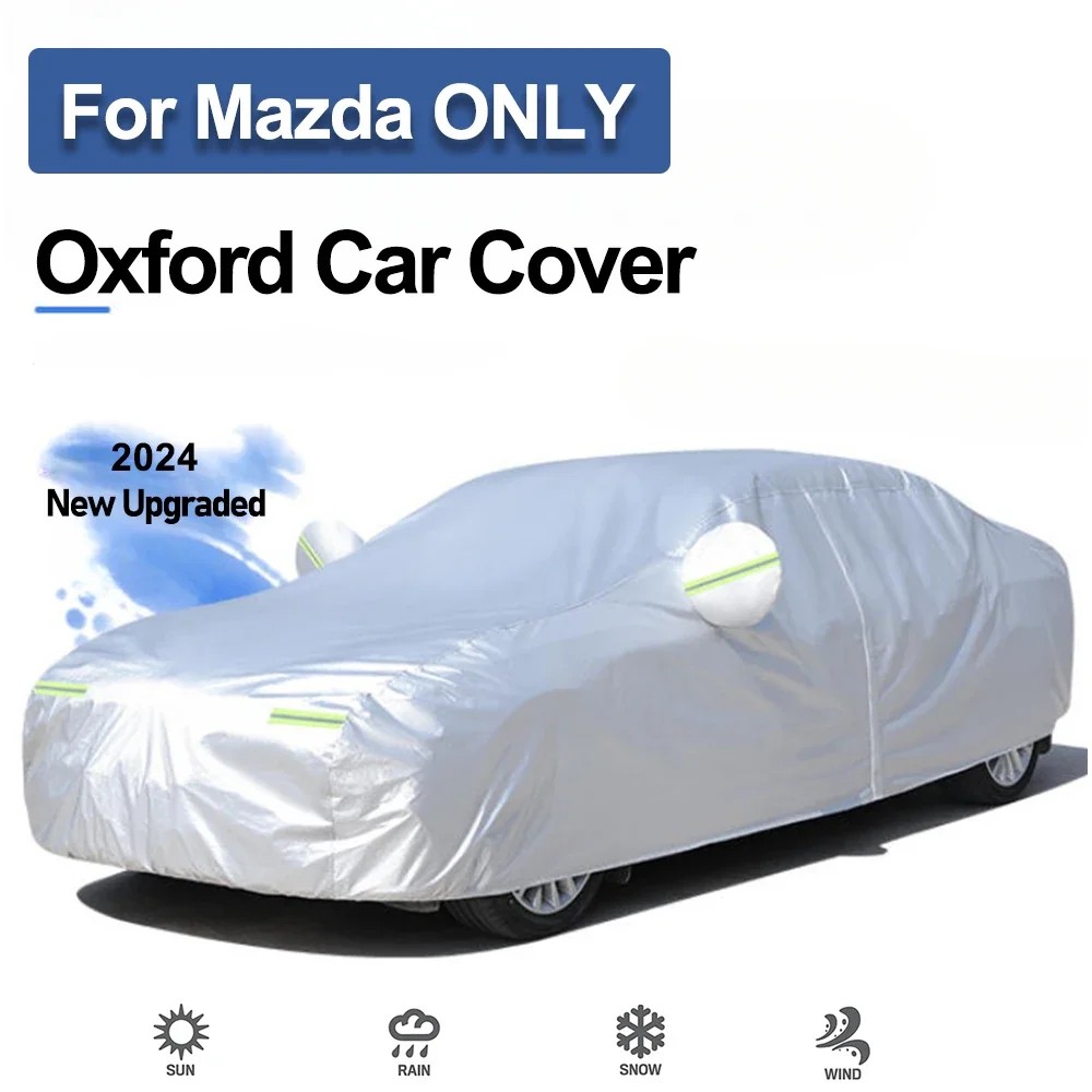Car Cover For Mazda 3 Axela 2020 BP CX-30 CX-3 CX-5 CX-7 CX-9 MX5 Oxford Cover Waterproof Dust Rain Snowproof Car Ac